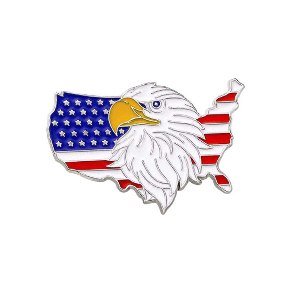 USA Flag & Eagle Enamel Pin Patriotic Durable Pin for Collectors & Gifts
