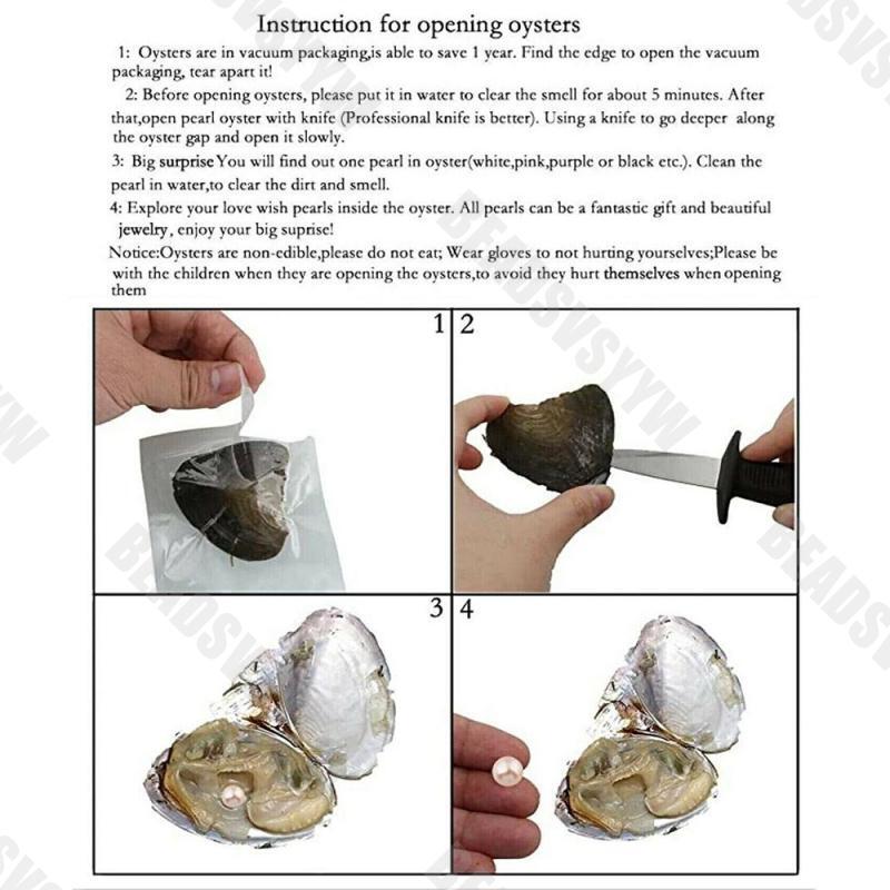 1-50 pack Individually Wrapped Oysters whith Natural Pearl Holiday Birthday Gift