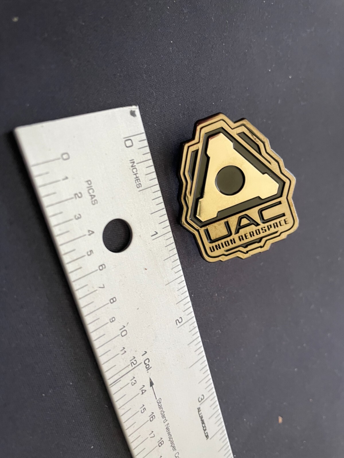 Doom Eternal UAC Metal Enamel Pin