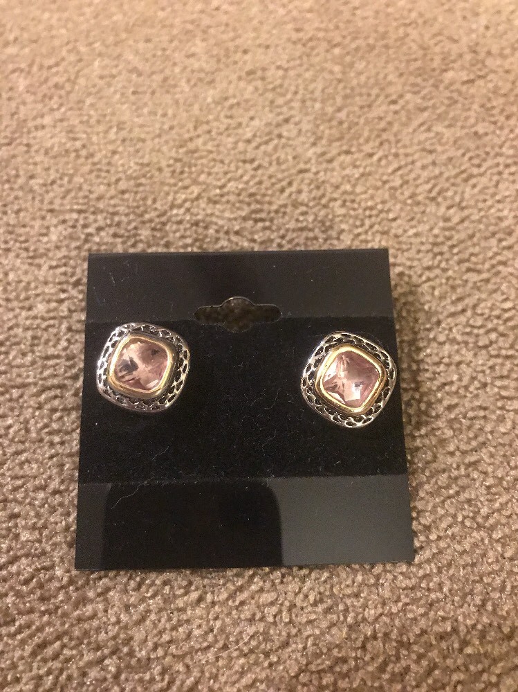 Premier Designs “Statement” Silver/Pink Toned Earrings $43 (DC)