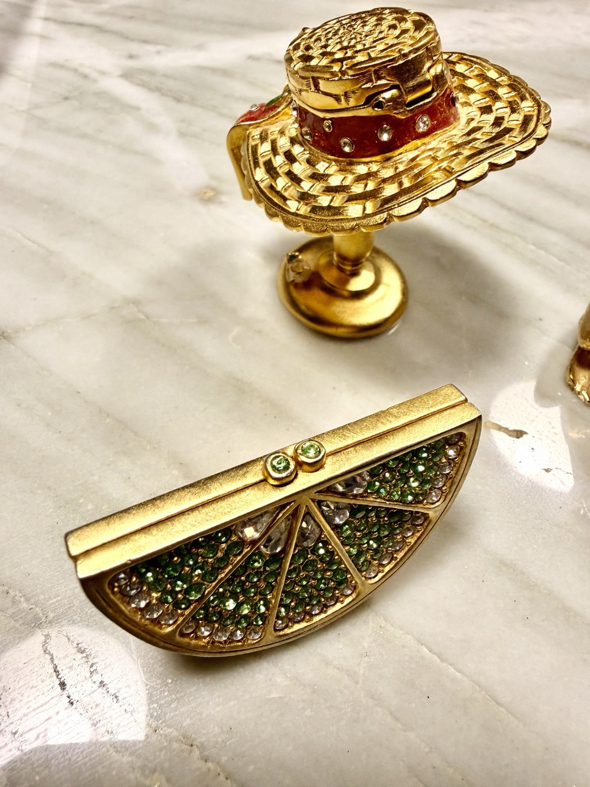 Estée Lauder enameled collection.