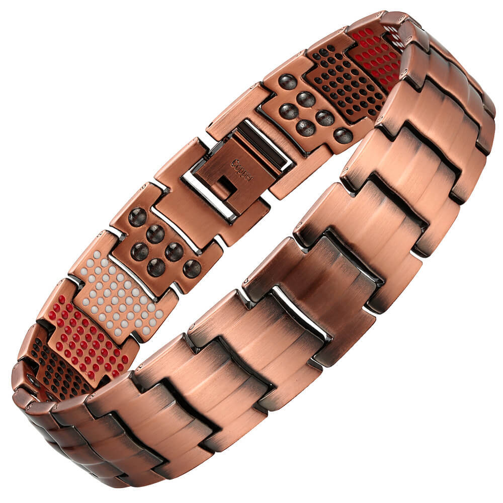 Gorgeous Pure Copper Magnetic Bracelet Men Women Arthritis Pain Relief Energy RX