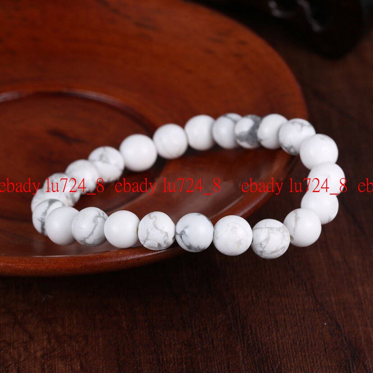 Natural 6/8/10/12mm Tiger’s Eye Turquoise Agate Gems Round Beads Bracelets 7.5”