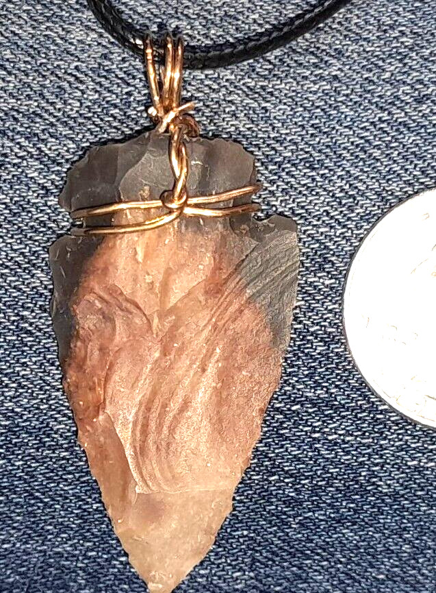 Natural Stone Arrowheads necklaces male female new pendants jewelry Gifts unisex