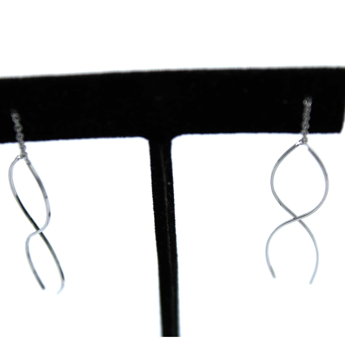 Silver Wire Chain Threader Fashion Earrings ~ NEW