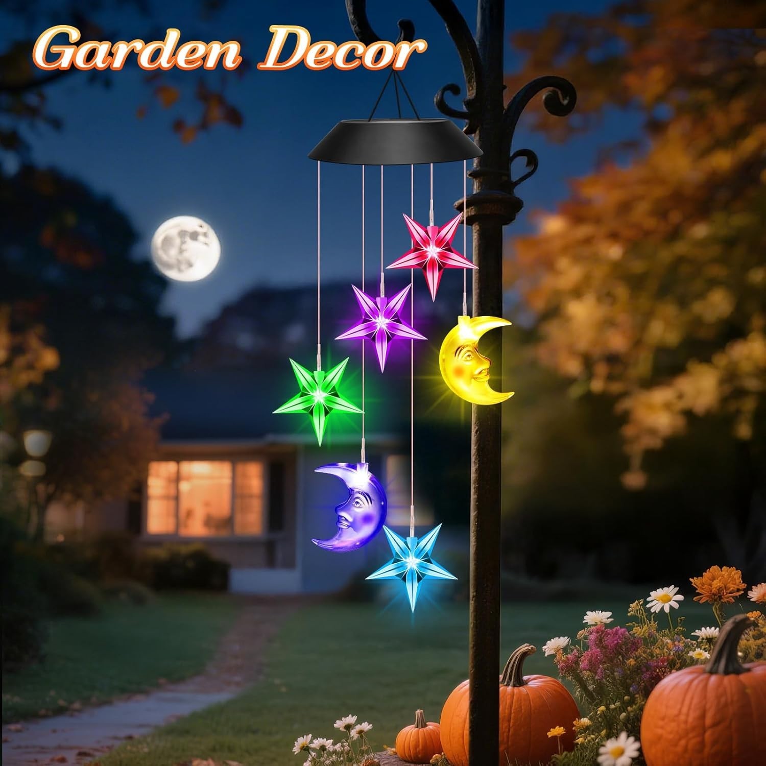 Birthday Gifts for Women Mom Grandma Her Wife, Solar Lights Outdoor Wind Chim…
