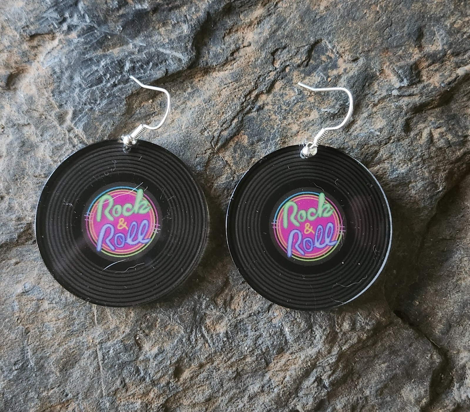 Record Earrings, LP Record Earrings, Novelty Earrings, Hypo Allergenic