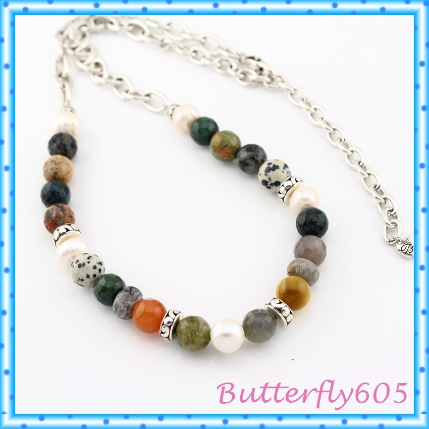 Brighton Contempo Desert Sky Pearl Beaded Necklace NWT $138