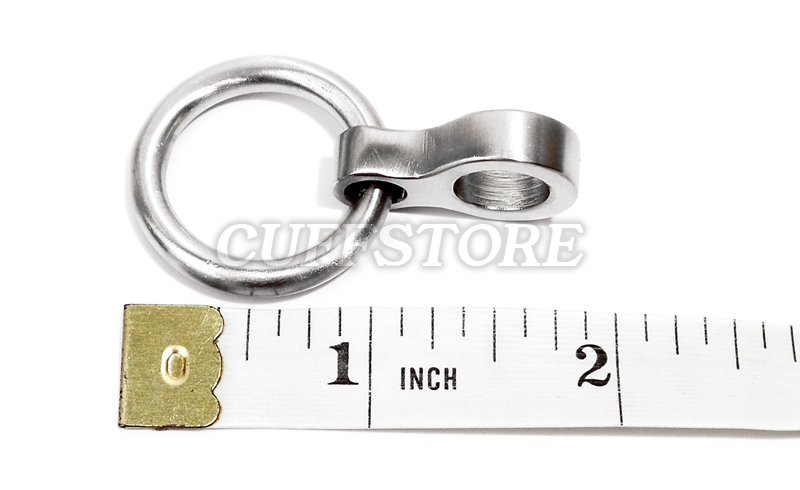 Satin Single Ring Pendent for 8mm and 6mm Collars, Cuffs & Leg Irons – CuffStore