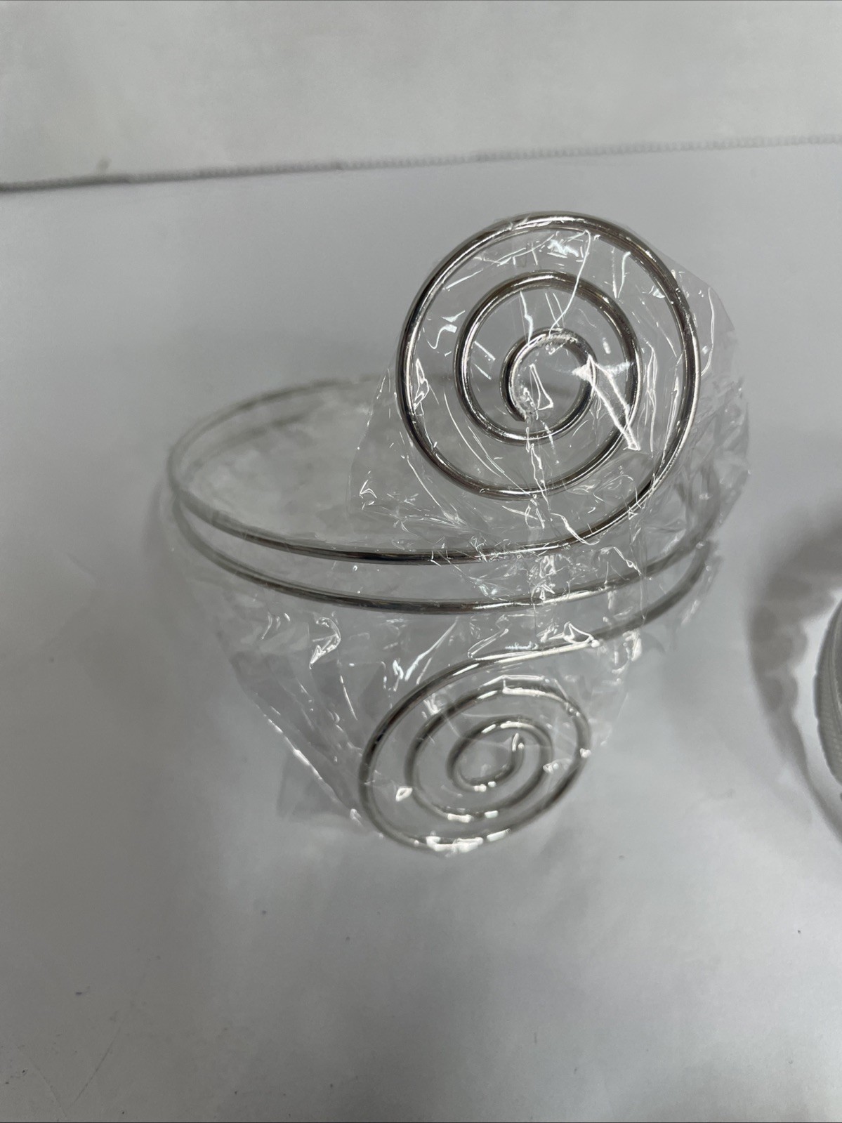 10 Bangle Silver Toned Bracelets Stackable Adjustable Alloy