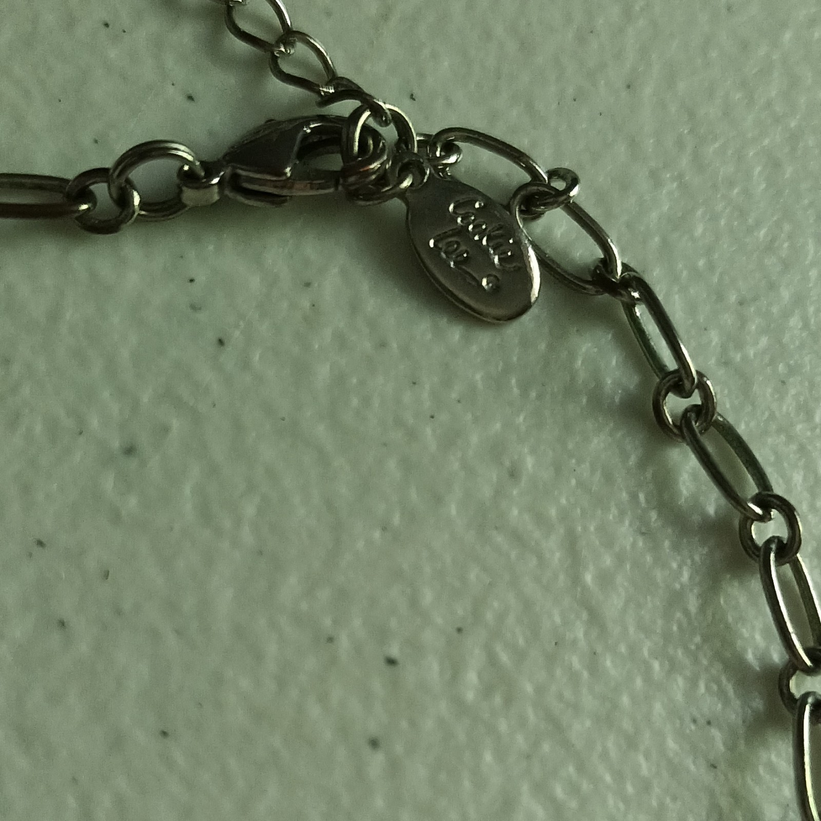 Cookie Lee Silver Tone Flower Necklace