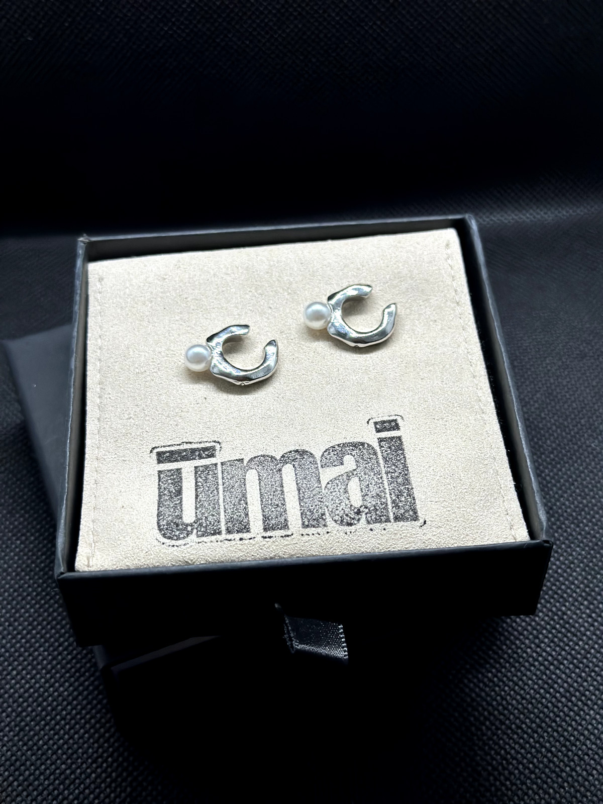 Pair of Pearl Ear Bone Clip Simple No Pierced C-shaped Ear Cuff