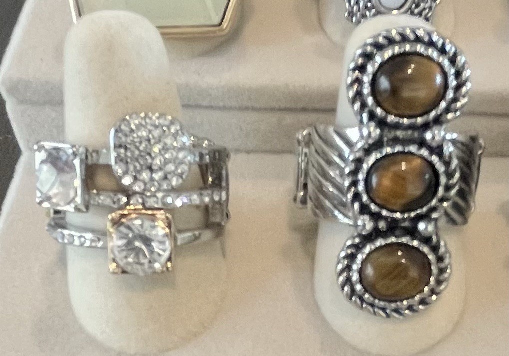 18 Ring Lot by Paparazzi. Various Shapes, Colors, and Styles. New w/tags. #4