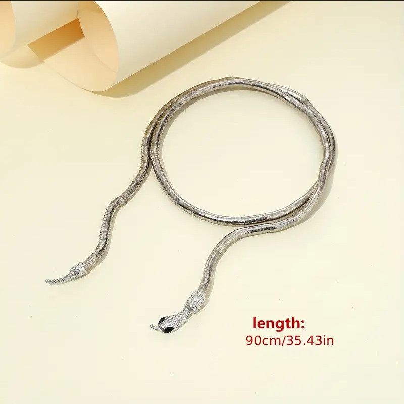 Necklace Bracelet Adjustable Snake Collar Neck Wrist Jewelry Niche Design Gothic