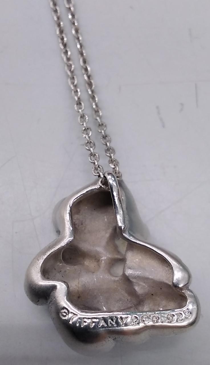 TIFFANY CO. Teddy Bear Bear Necklace Model Number SV925