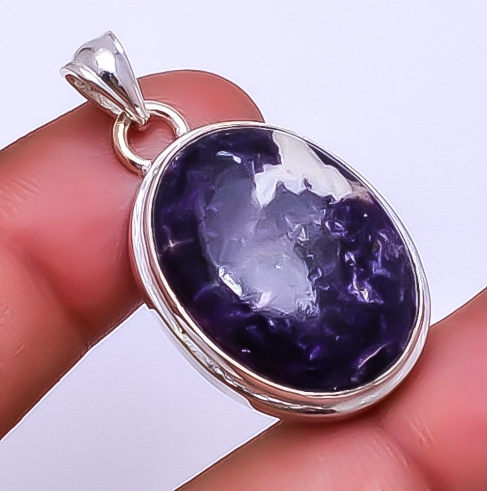 Lepidolite – San Diego 925 Sterling Silver Jewelry Pendant 1.56″ P_9359_148_46