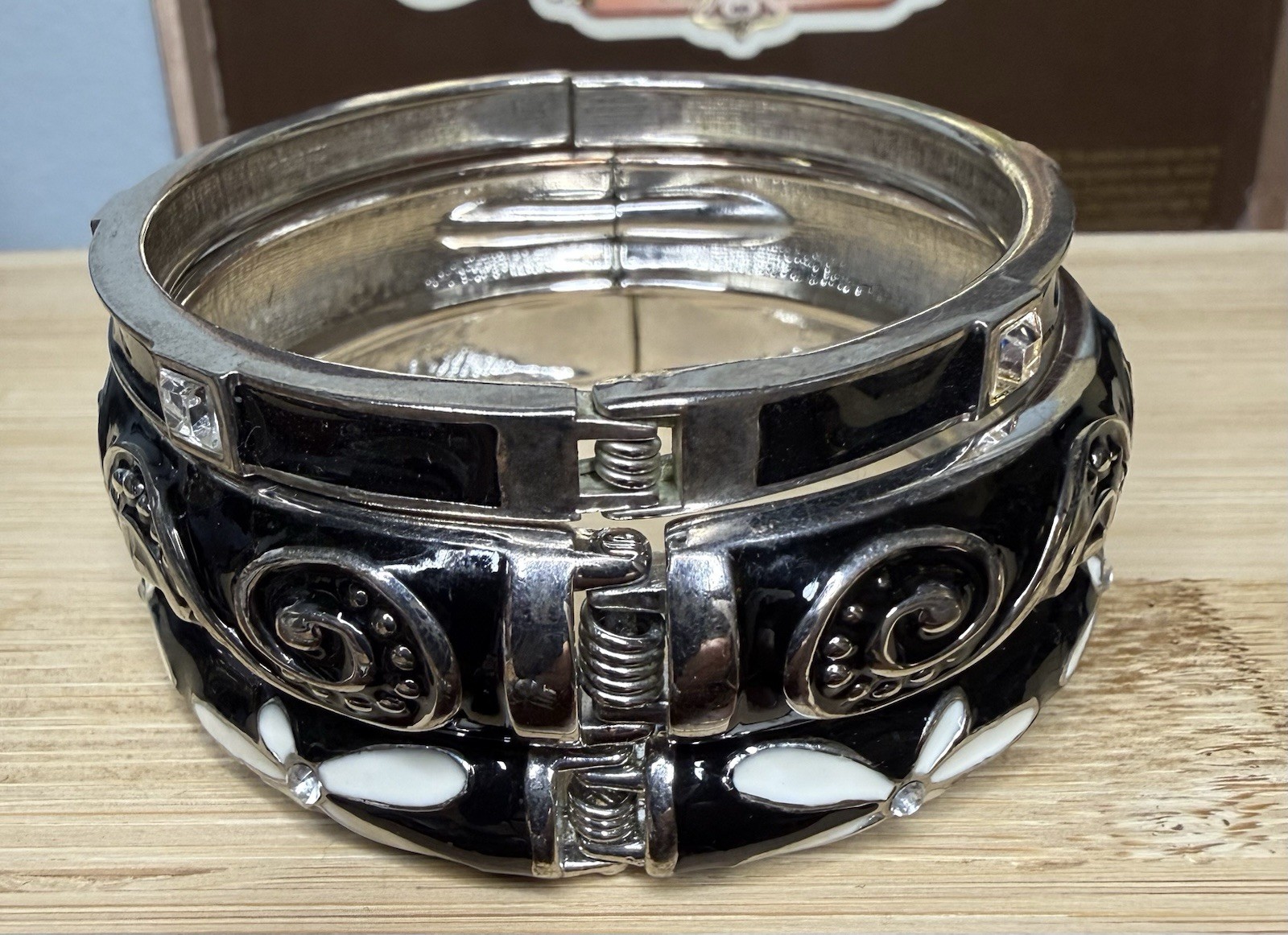 Lot Of 3 Enamelware Bangle Bracelets