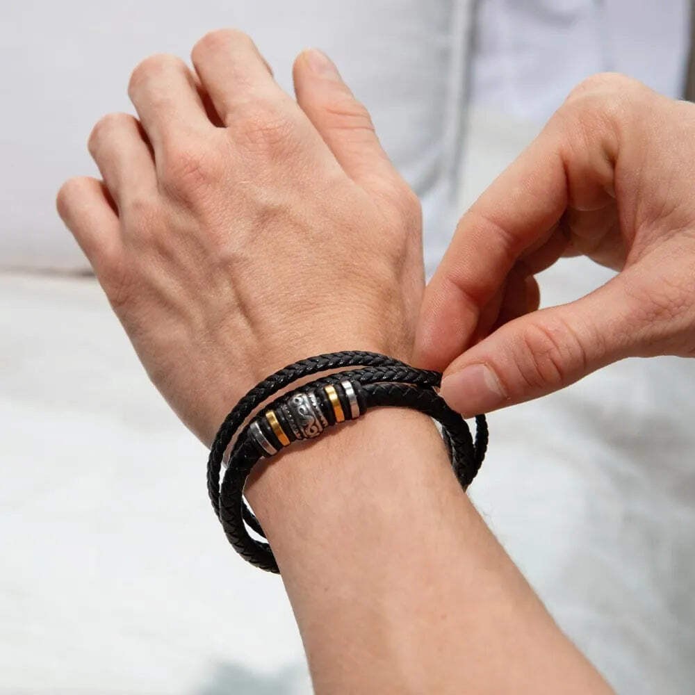 Grandson Gift Love You Forever Bracelet: You Have Already Proven Your Strength..