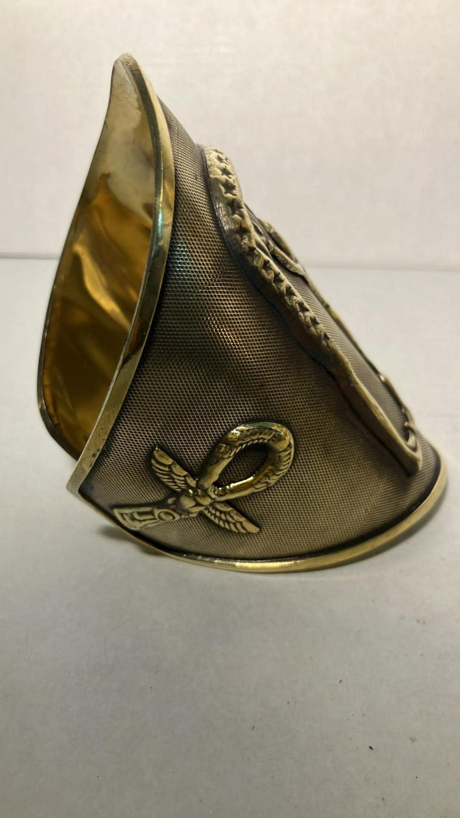 New Unisex Kemet Art Egyptian Bronze Adjustable Bangle 6 inches High