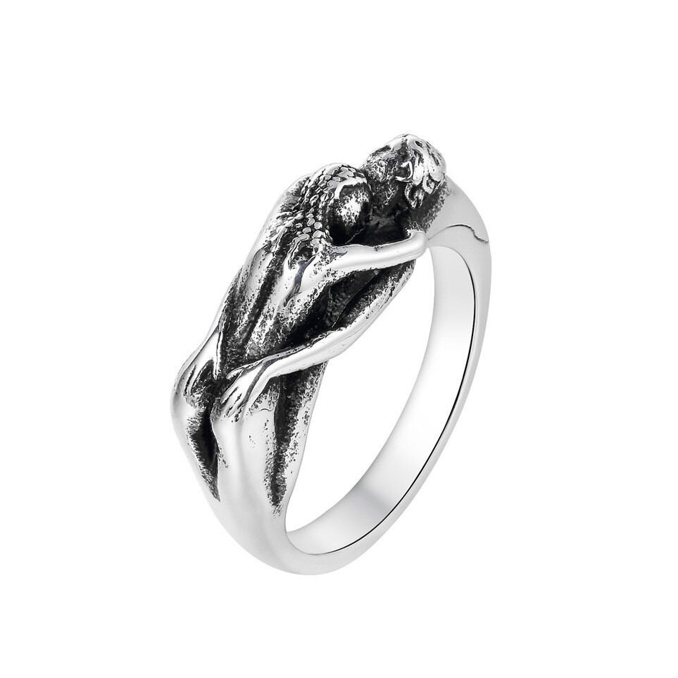 Gothic Different Sexual Position Ring Stainless Steel Unique Men Women Sexy Ring