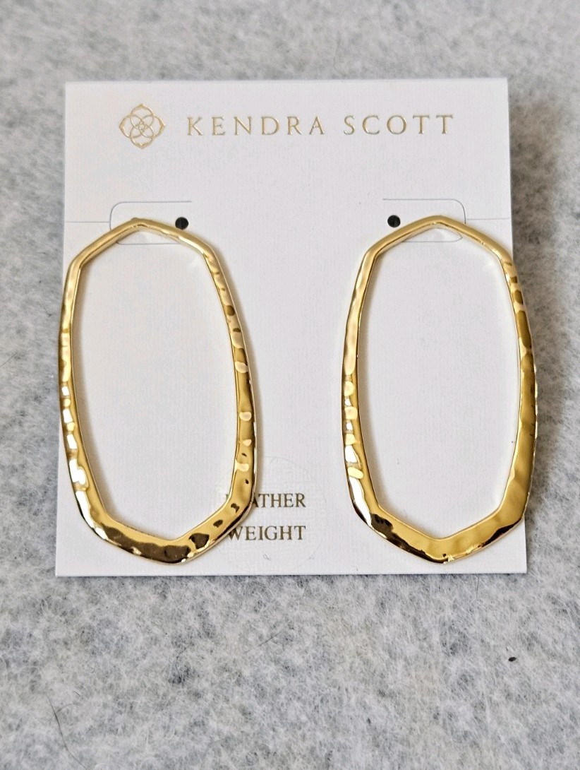 Kendra Scott Zorte Open Hexagon Earrings