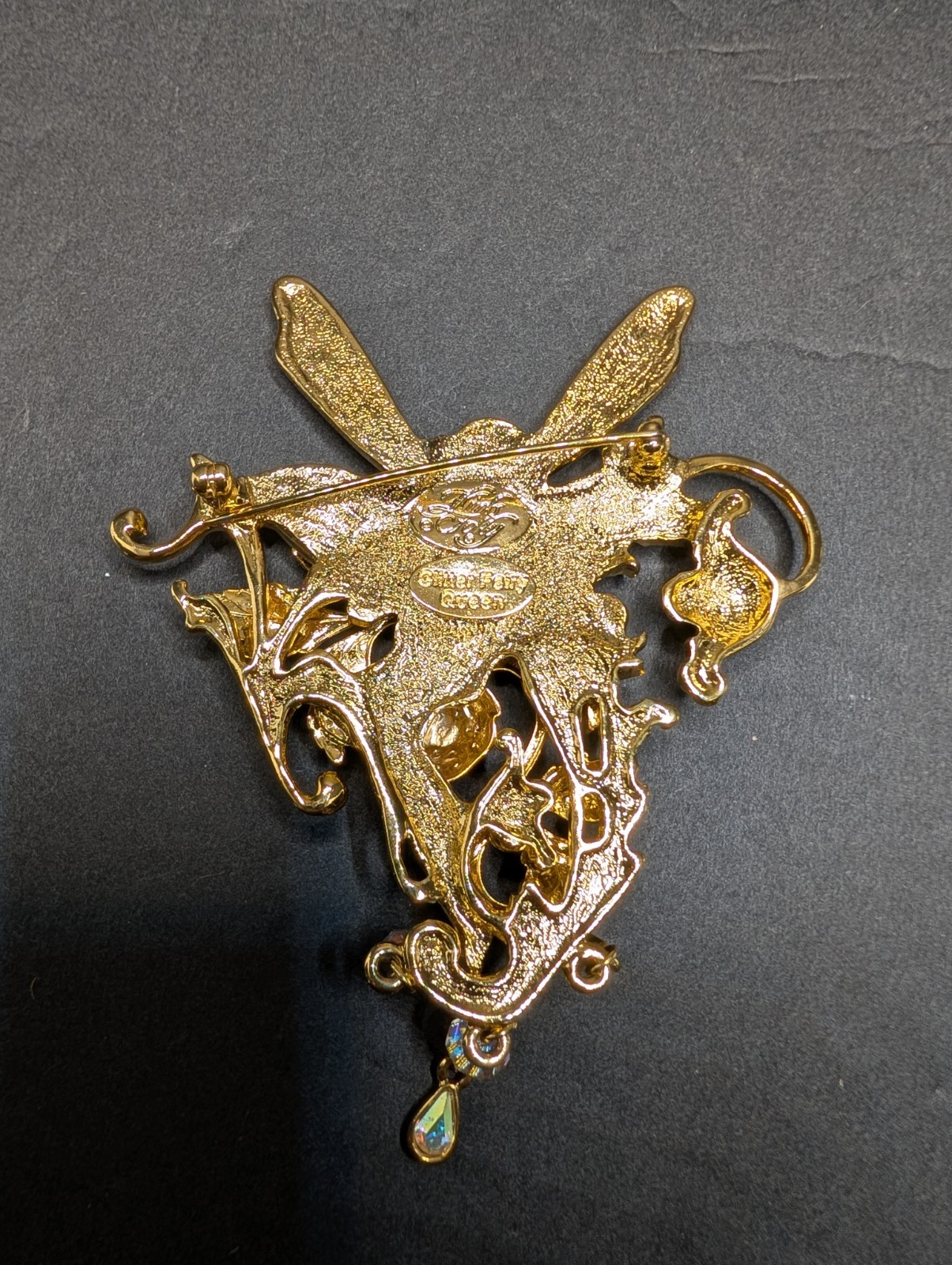 Kirks Folly The Silver Fairy Queen Brooch Pin With Strawberries