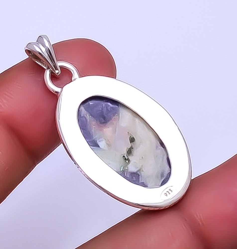 Lepidolite – San Diego 925 Sterling Silver Jewelry Pendant 1.56″ P_9359_148_30
