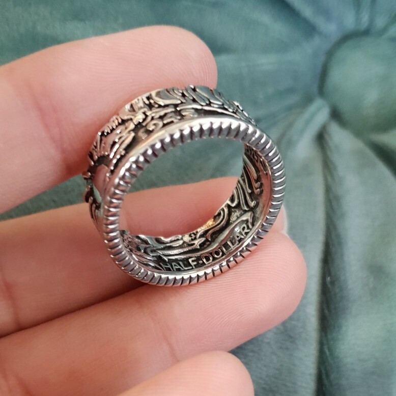 Fashion Ladies Men’s Unisex adult Band Ring 925 Sterling Silver plated UK Size N