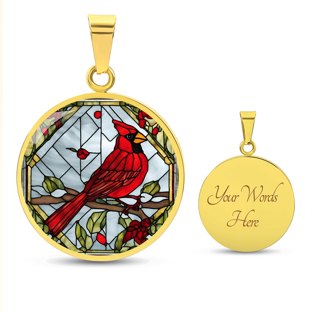 Cardinal Engraved Necklace – Personalized Gift for Any Occasion