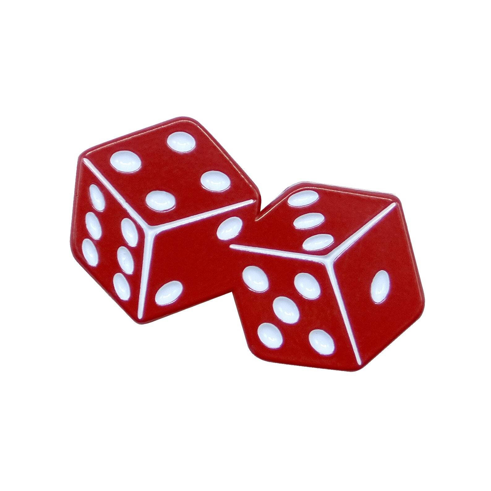 Dice Lapel Pin – Red