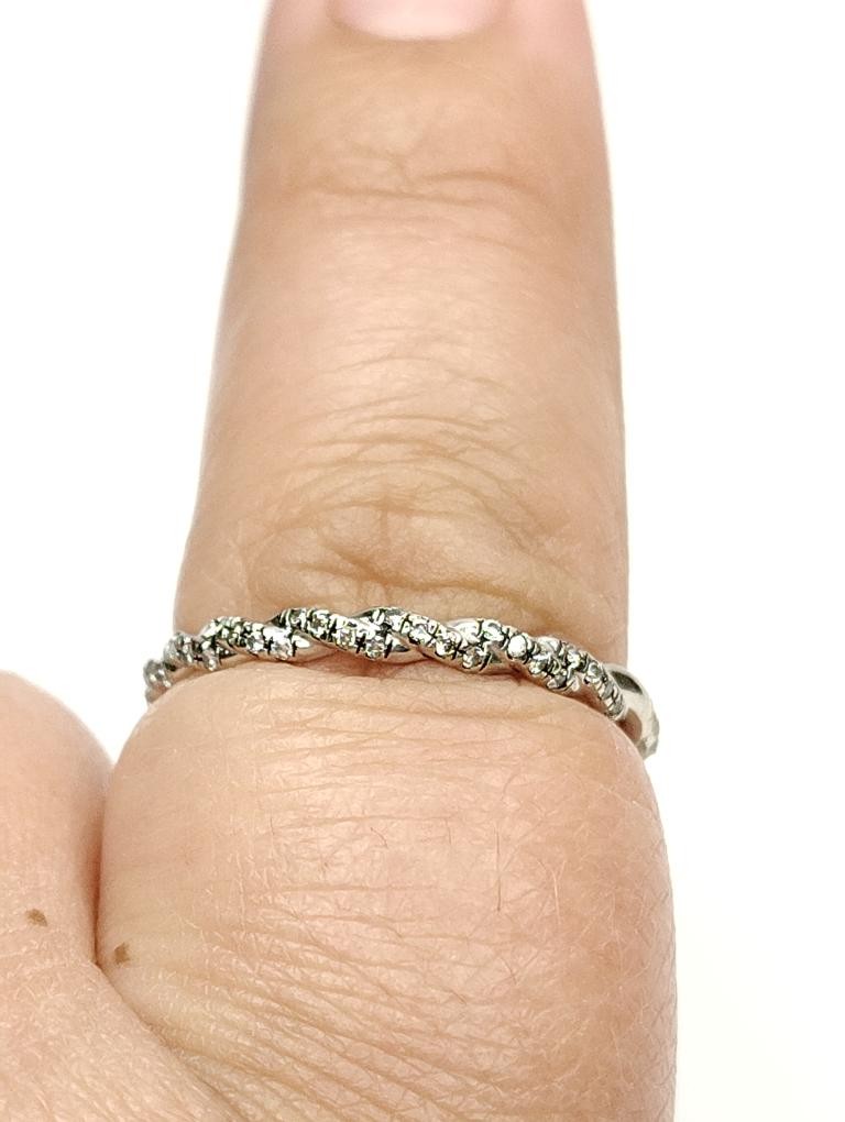 14K White Gold Lady’s Fashion Band sz 8 1.89G (SB1126259)