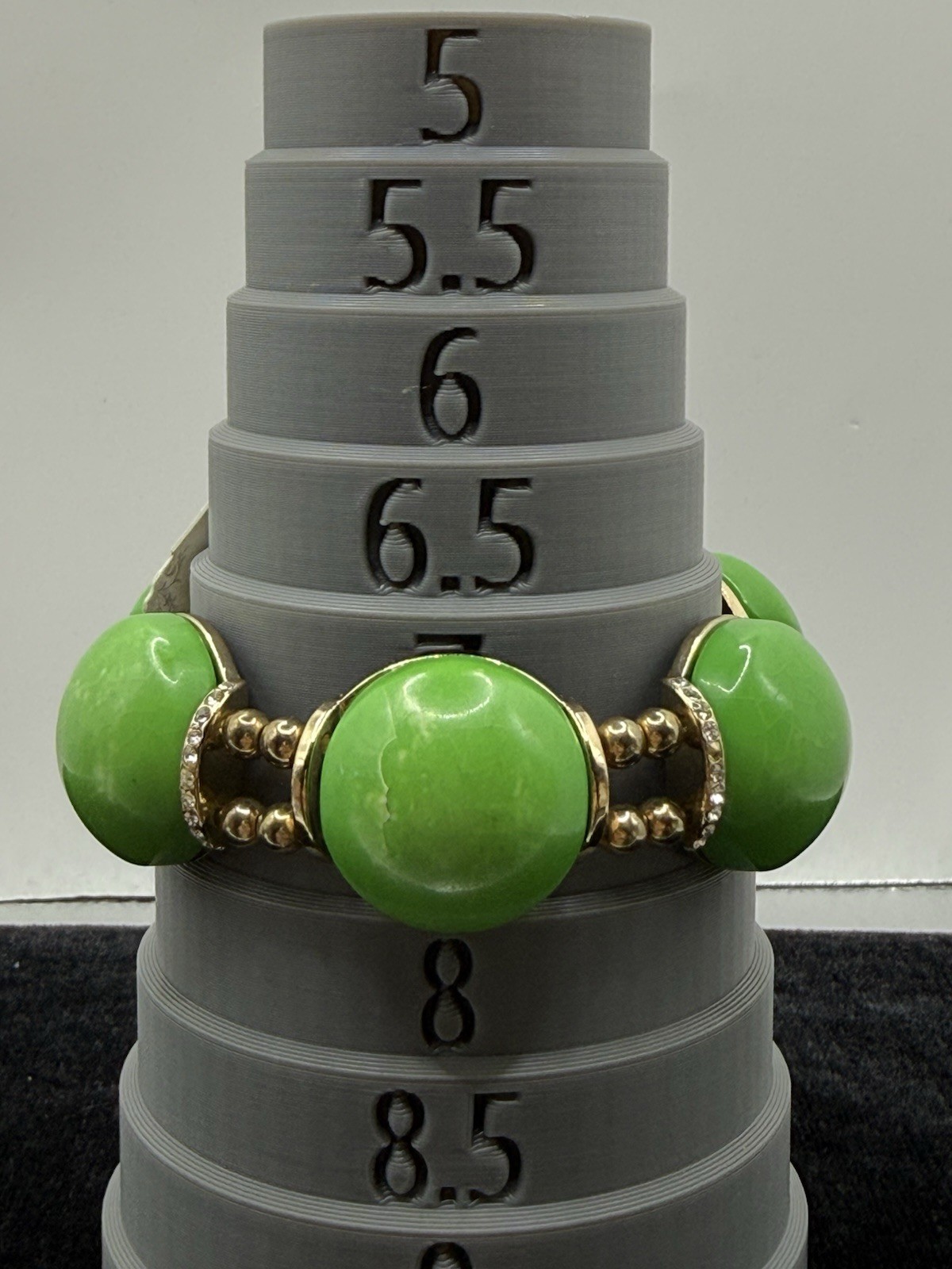 Dressbarn 3 Pc Lime Green Statement Jewelry Set Necklace Bracelet Earrings