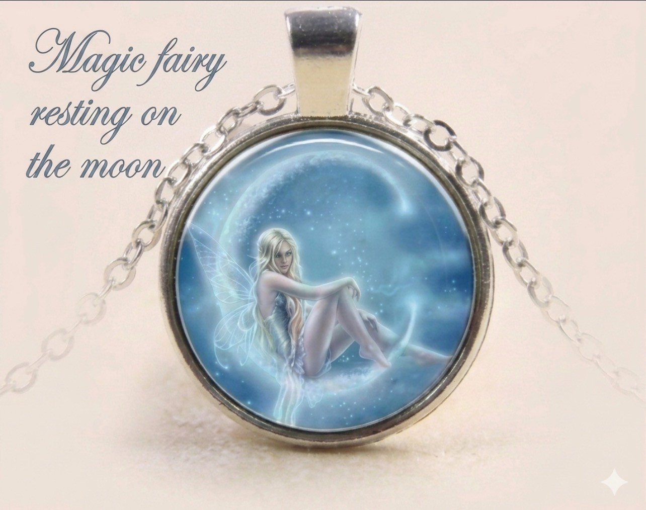 FAIRY DREAM HALF MOON CELESTIAL 20″ Necklaces BUY ONE GET ONE FREE. USA 🇺🇸