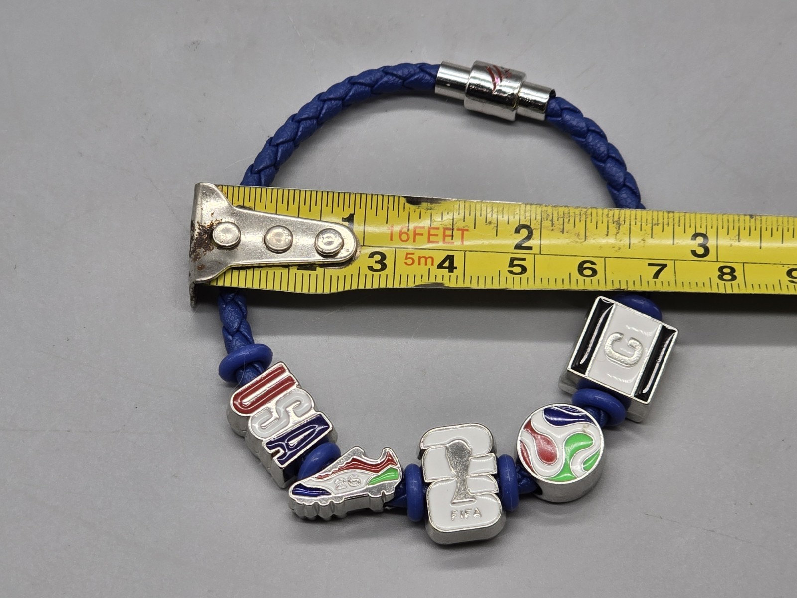 FIFA World Cup 2026 Bank Of America USA Fan US Team Charm Bracelet Collectible