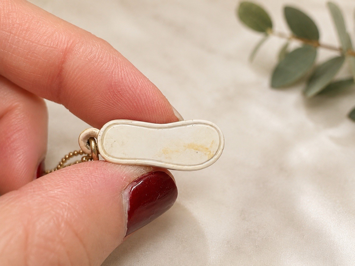 Blue Glitter Sneaker Pendant Necklace Cute Mini Tennis Shoe Charm Gold Tone