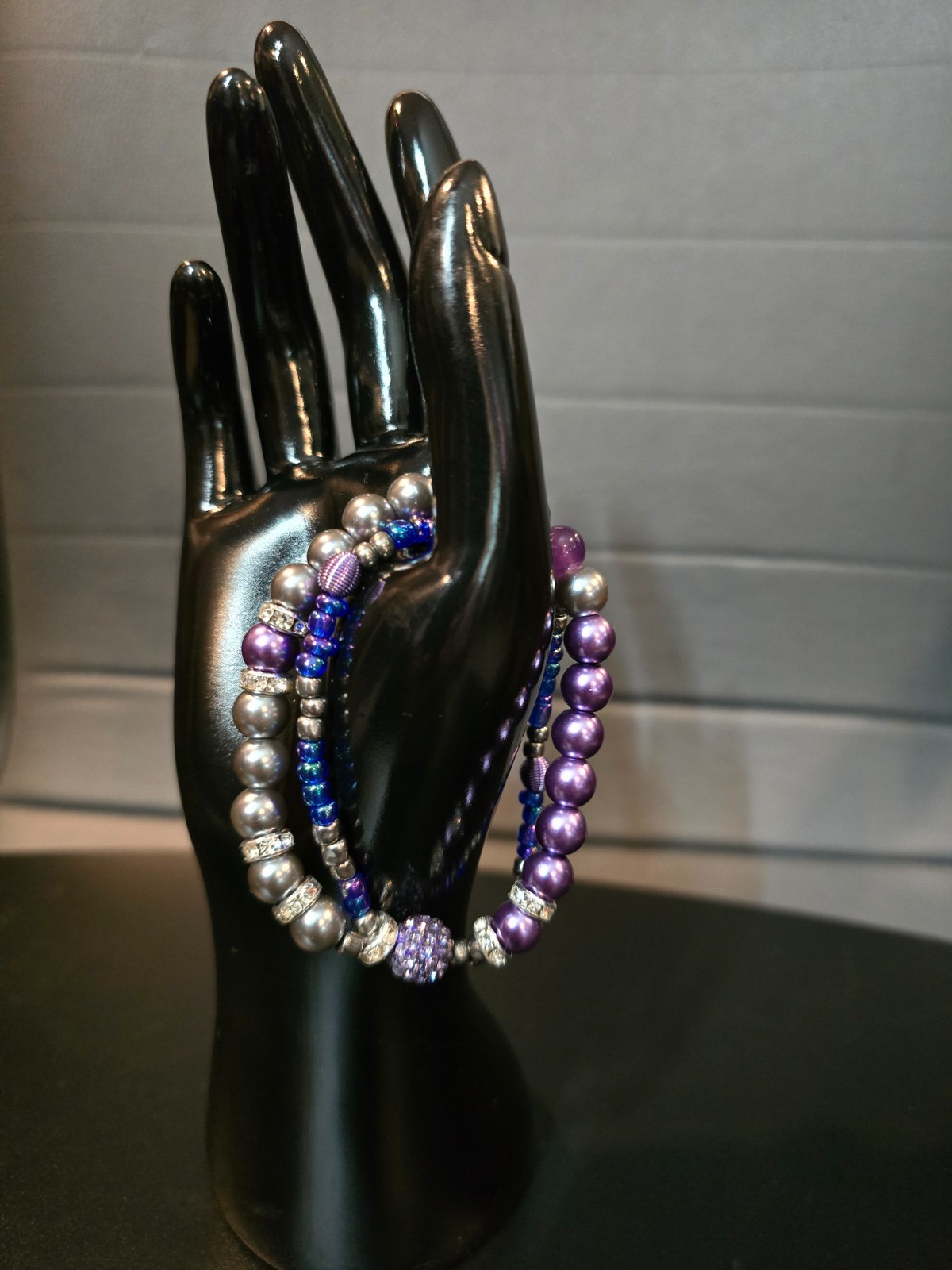 Women’s Woman’s Bracelet Silver and Purple
