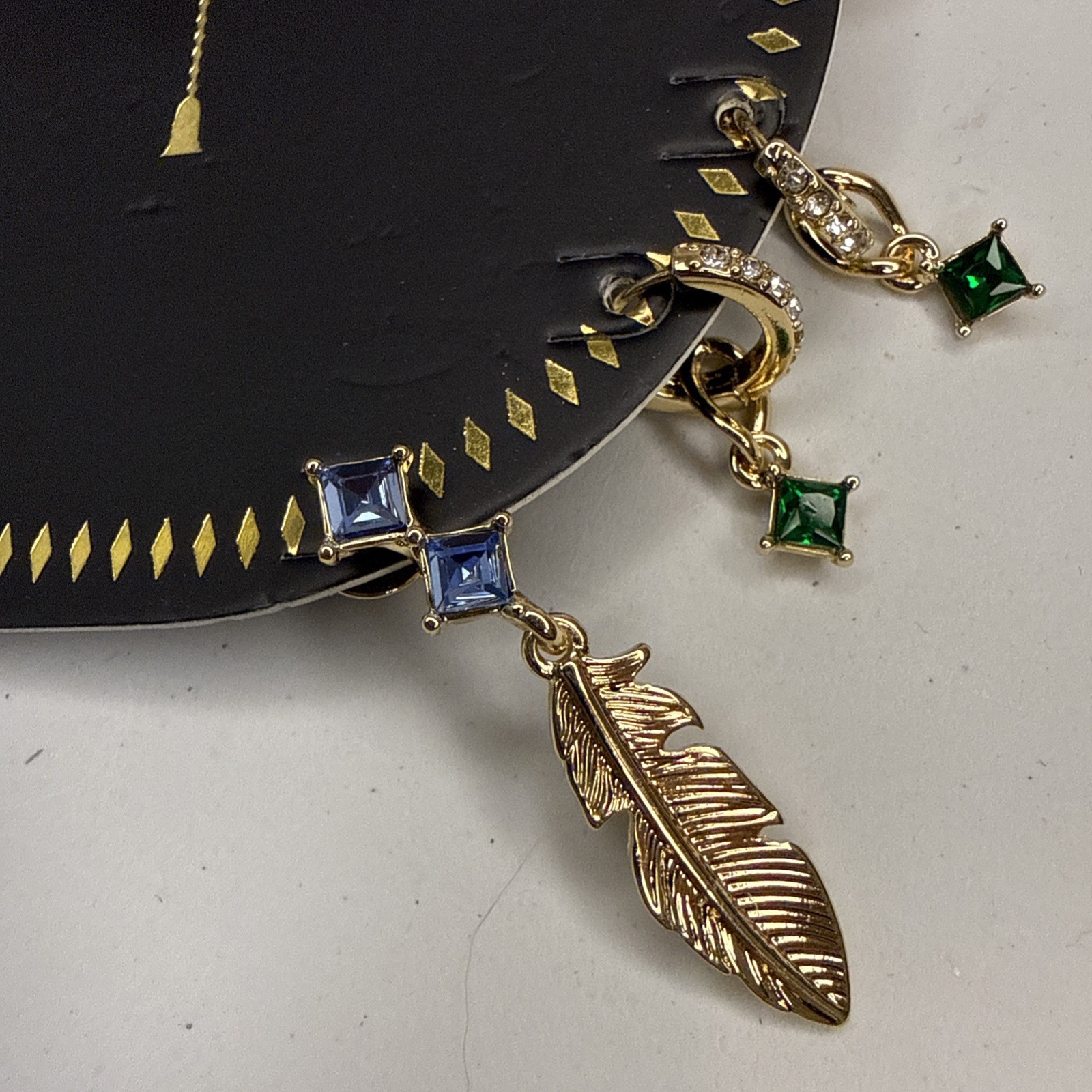 NEW Wicked X 8 Other Reasons Destined To Fly Earring Set 5 Pairs 18k Gold Plate