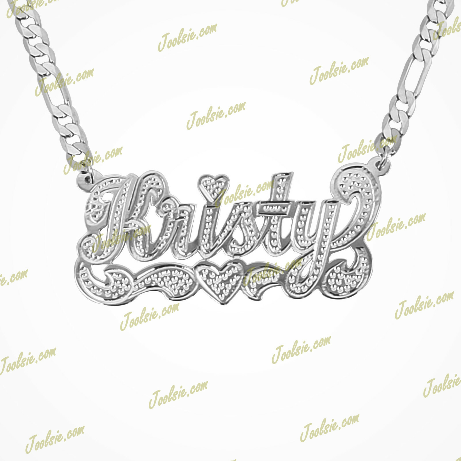 Personalized Gold Plated / 2TONE / SILVER SINGLE Name Plate Necklace ANY NAME