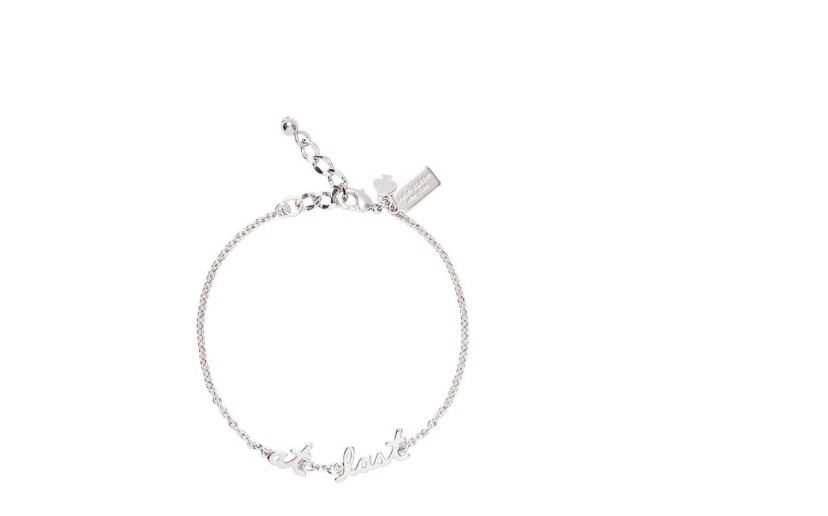 $58 Kate Spade Silver Tone Say Yes Bracelet At Last 231 D