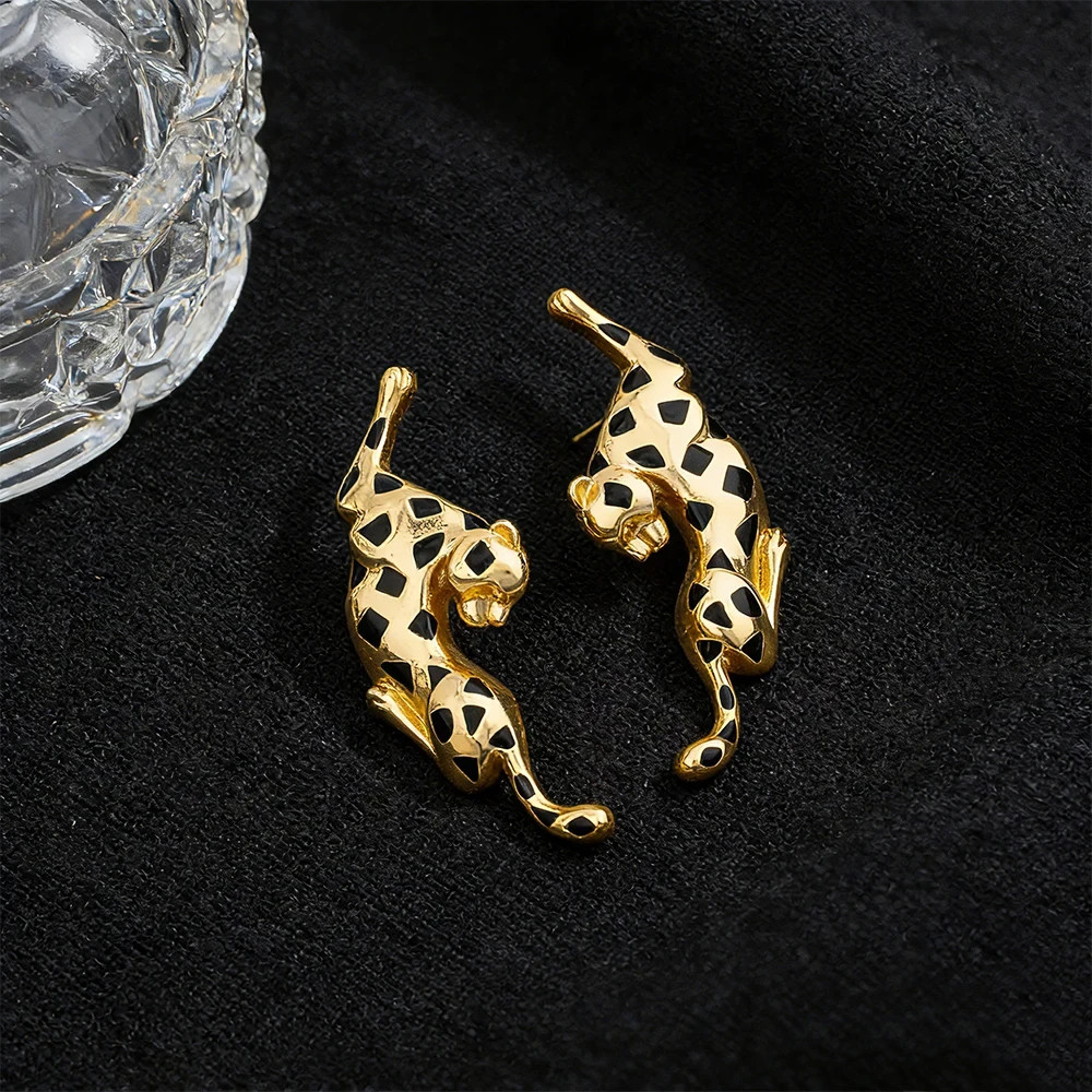 Jewelry Set for Women 18K Gold Plated Necklace Earrings Bracelet Ring Animal