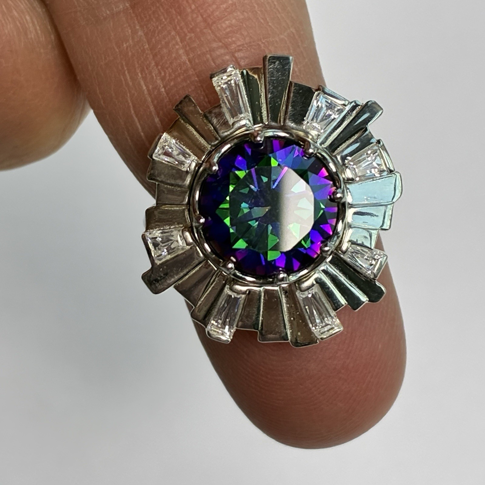 NWT Kameleon Jewel Pop Rings All Size 6 Set of 3 Rings And 3 Pops Rare!