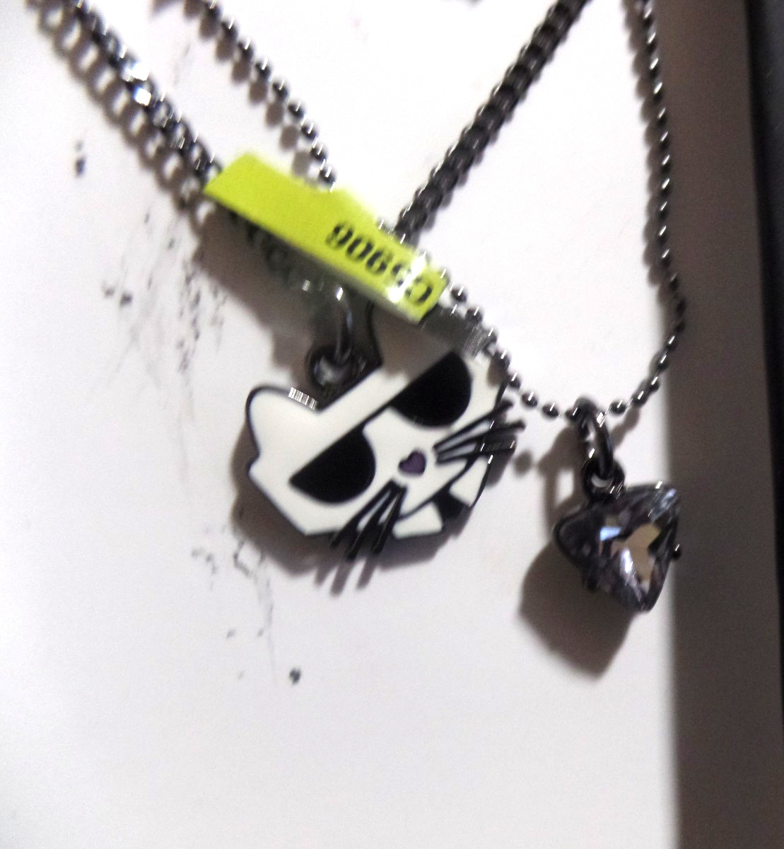 KARL LAGERFELD, EARRINGS AND 2 PC NECKLACE SET, BRAND NEW, DESIGNER