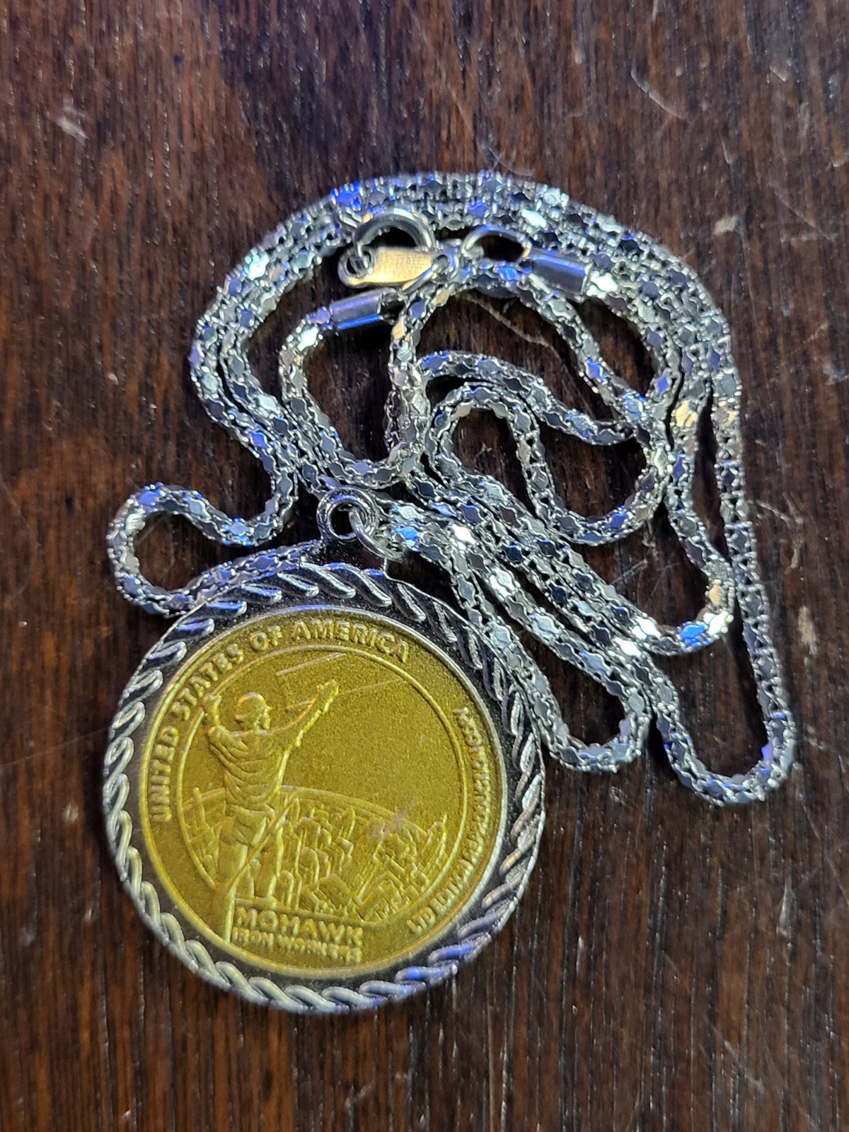 Sacagawea Necklace. MOHAWK IRON WORKERS. American Indian Relief Council. 2015