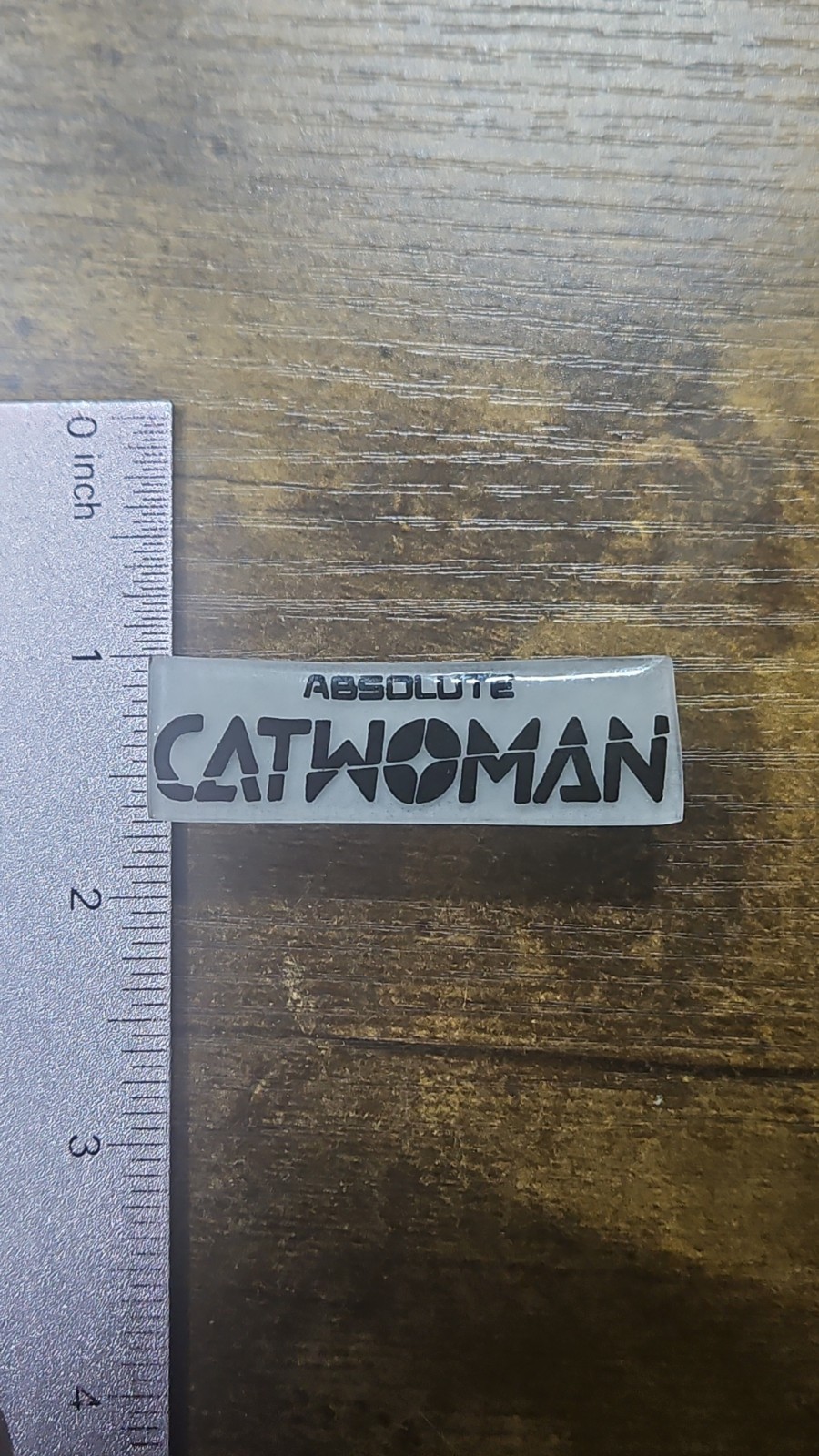 Absolute Catwoman Regular Title UV Reactive Pin – Handmade