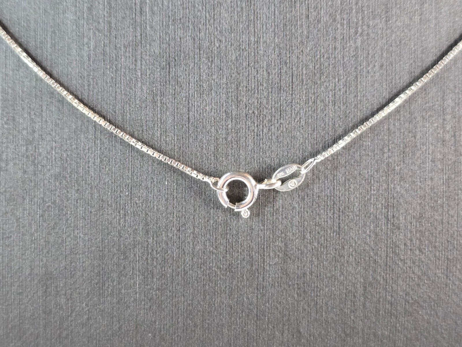 Womens Vintage Estate Sterling Silver Modernist Pendant & Necklace 12.0g E1579