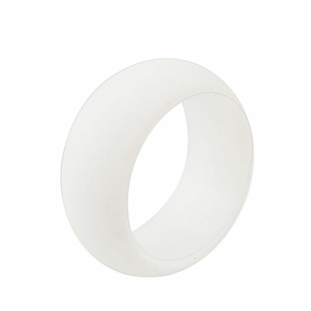 Set of 7 Pack Silicone Wedding Engagement Ring Men Women Rubber Band Gym Sports