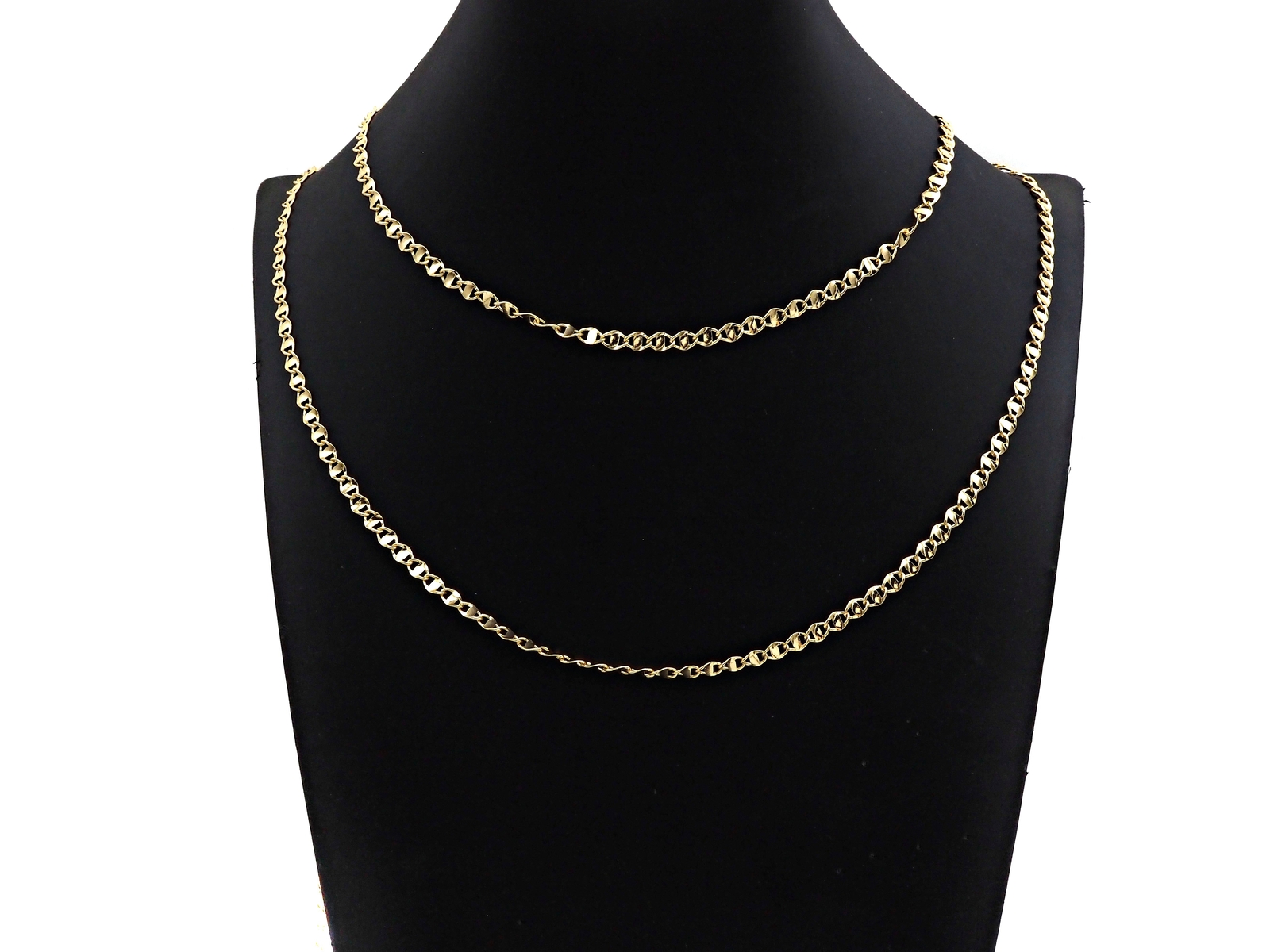 1 Yard 14K Gold filled Anchor Mariner Chain, 4x7mm Flat Mariner Link Chain, Neck