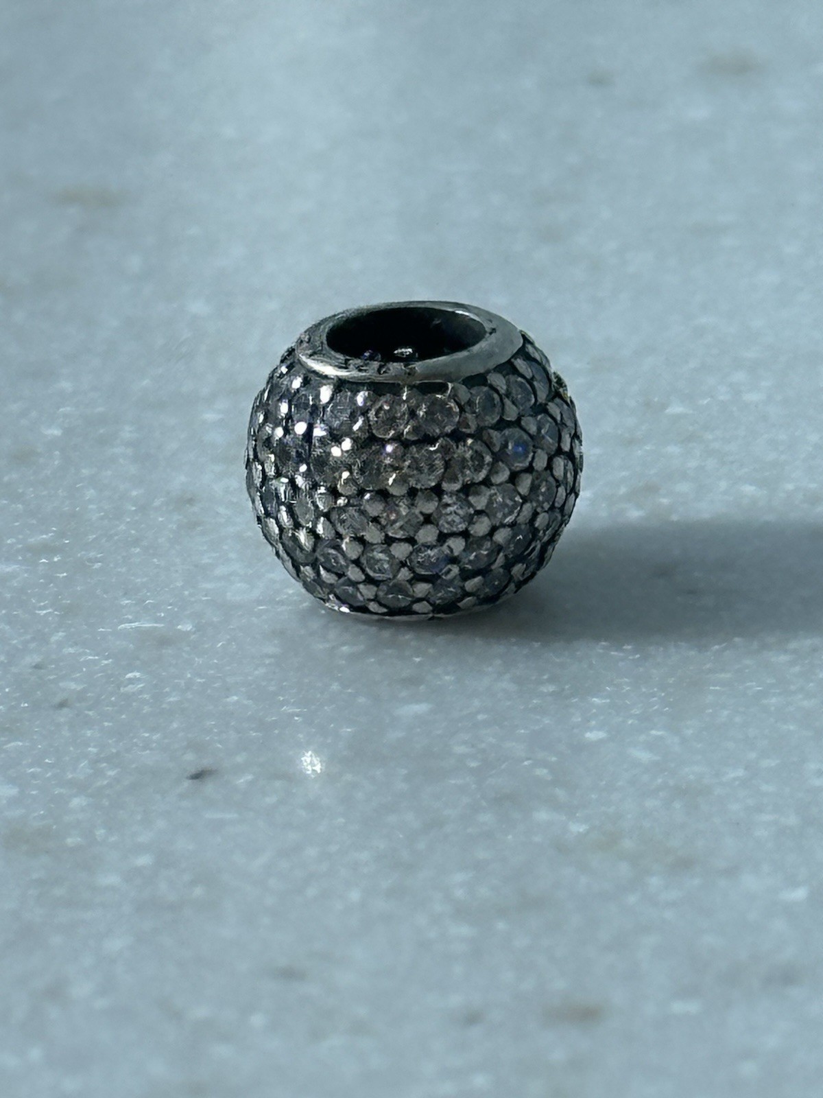 Authentic Retired Pandora Pave Lights Charm 791051cz Silver 92.5