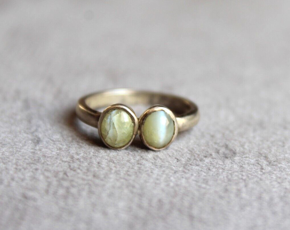 925 Sterling Silver White Rainbow Oval Cut Gemstone valentine’s day Gift Ring