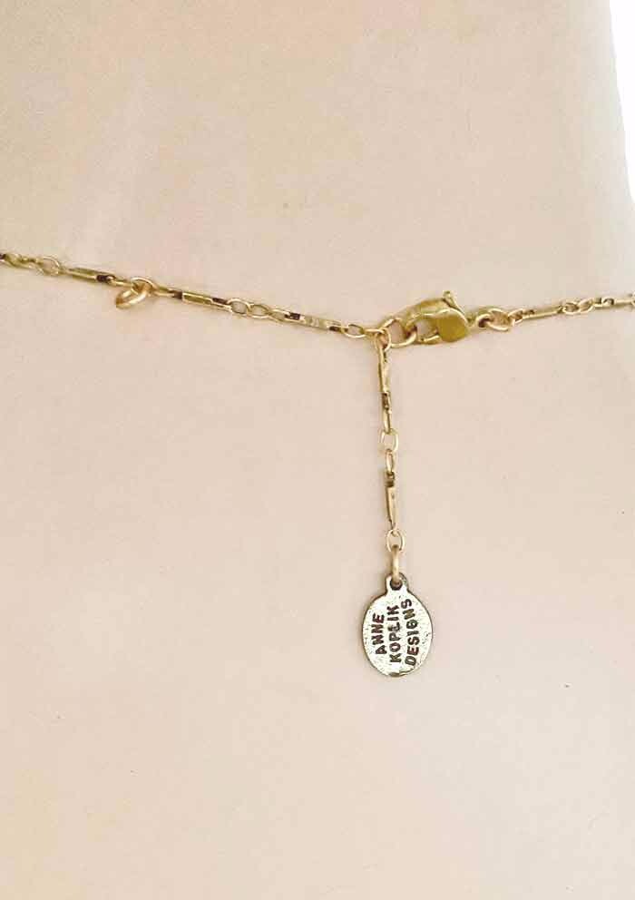 Dainty Vintage Inspired Everyday Neutral Necklace By Anne Koplik Made In USA